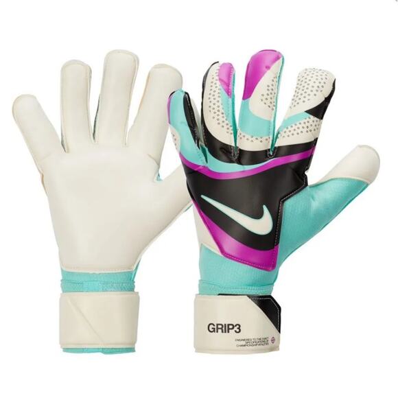 NWT Nike GK Grip 3 Goalkeeper Soccer Gloves Mens Size 7 (FB2998-010) - Picture 1 of 8